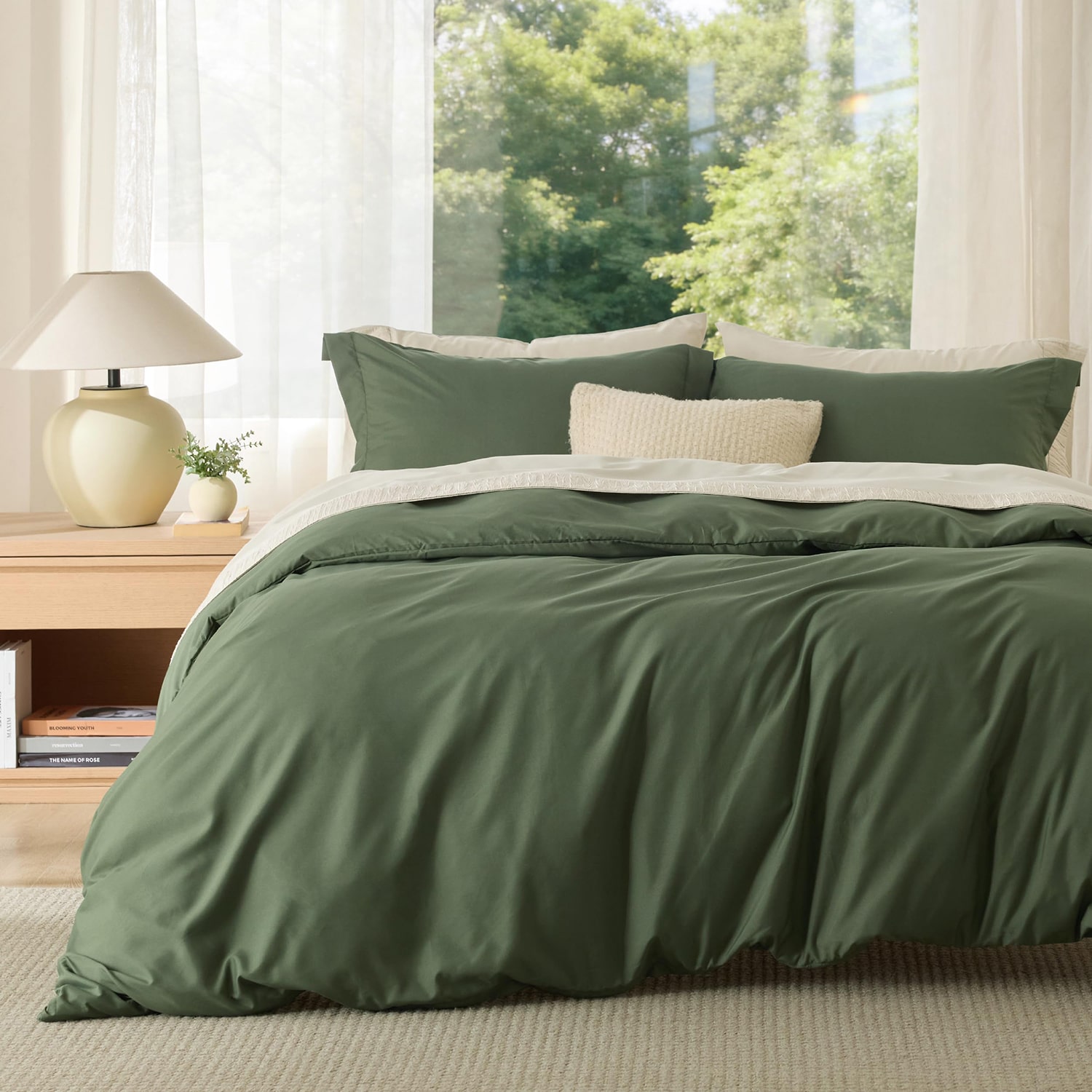 Bedsure® Solid Duvet Cover Set