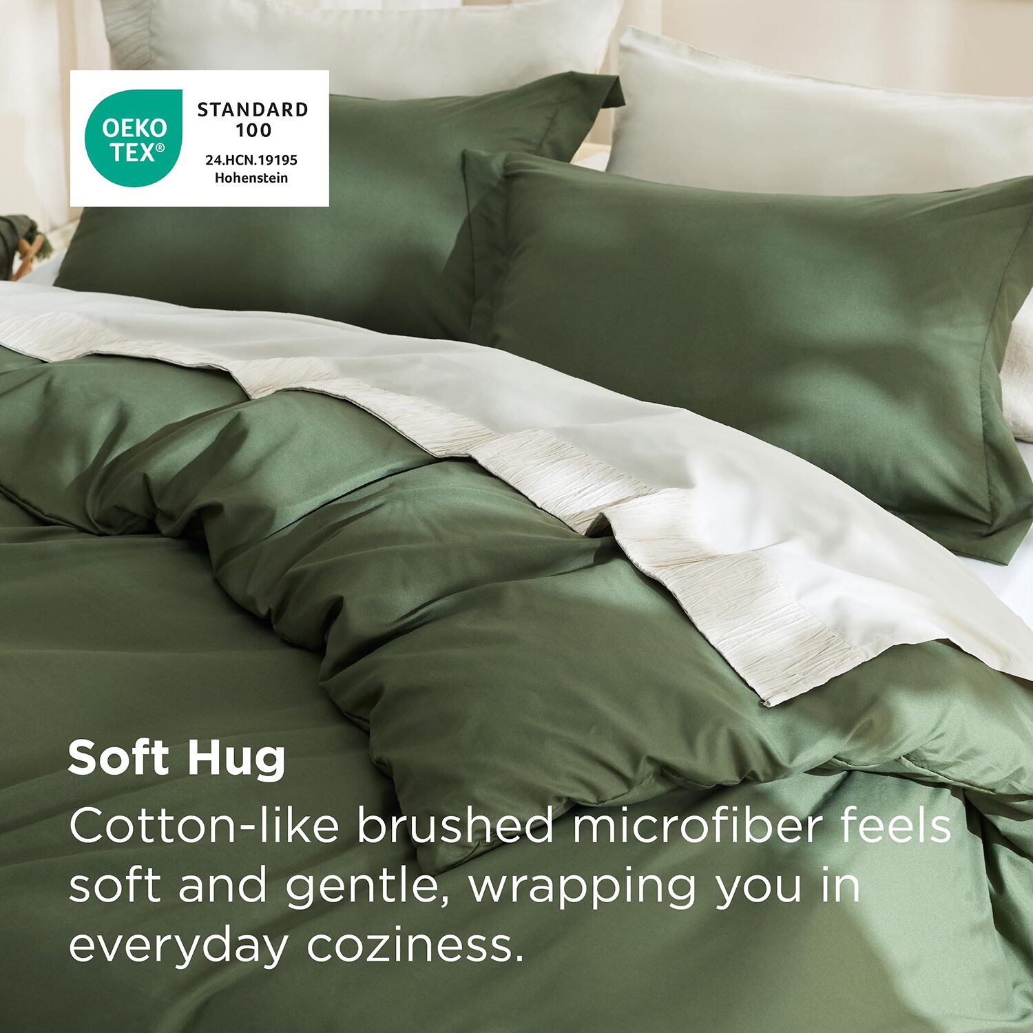 Bedsure® Solid Duvet Cover Set