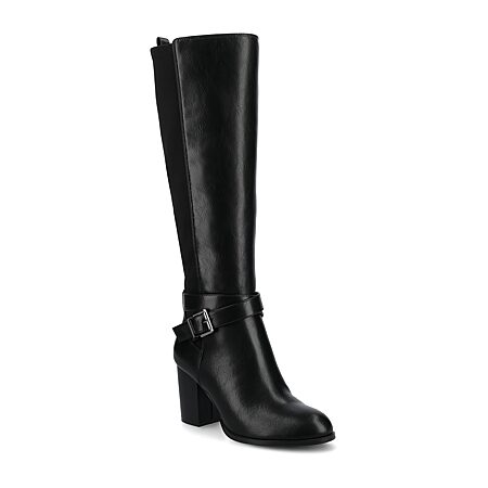 jcpenney womens dress boots Liz Claiborne Gillis Block Heel high boot by Journee Dress Boots Boots Jcpenney Jcpenney