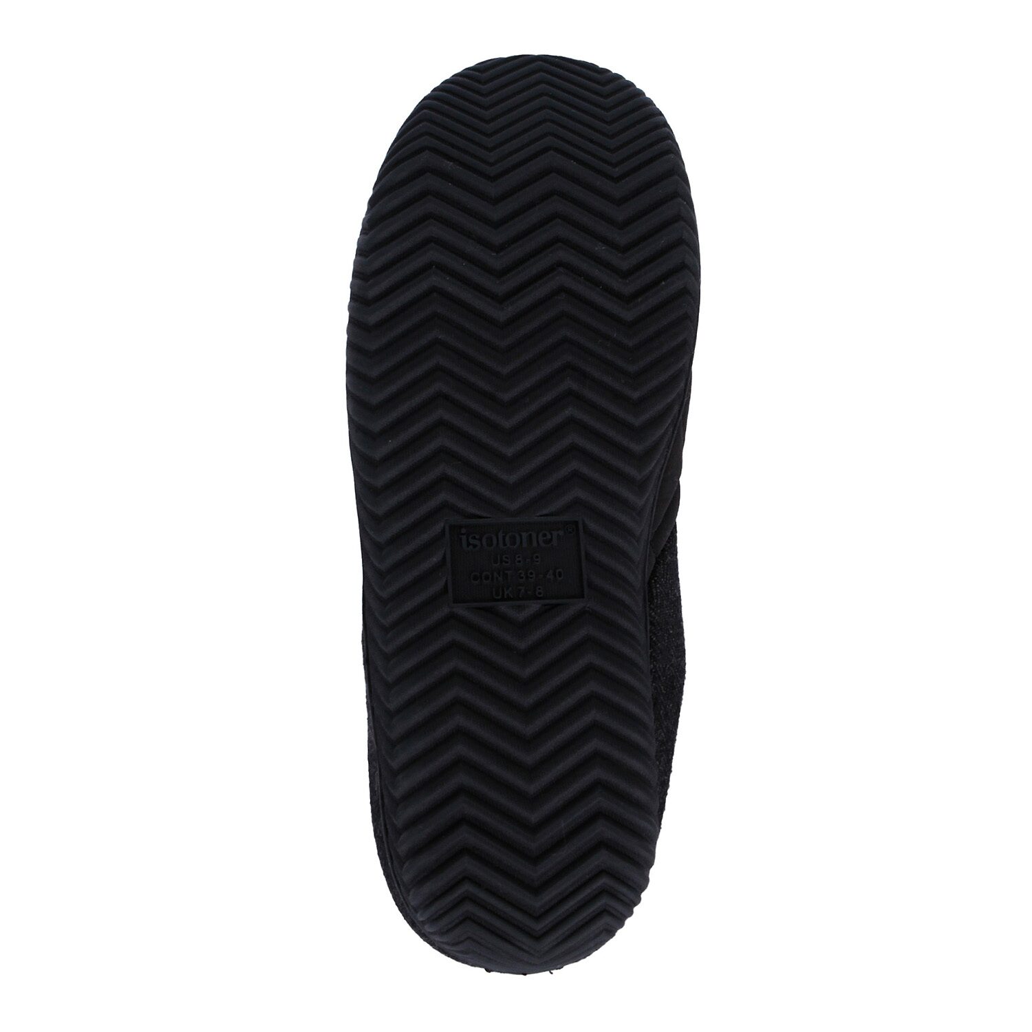 Isotoner Quilted Hoodback Clog Mens Slip-On Slippers