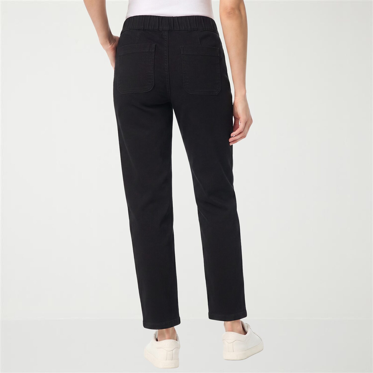 Gloria Vanderbilt Womens Anya Straight Leg Knit Denim