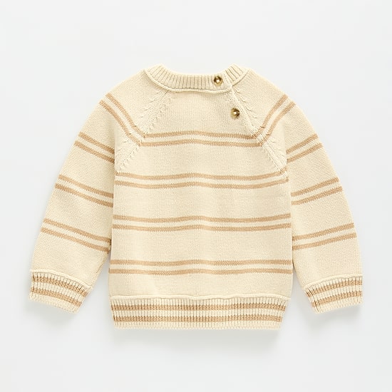 Okie Dokie Baby Boys Round Neck Long Sleeve Pullover Sweater