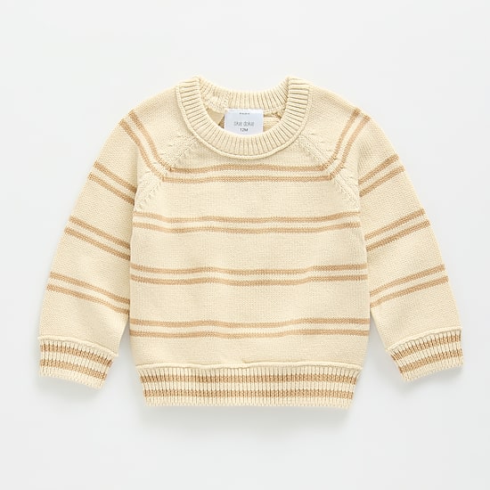 Okie Dokie Baby Boys Round Neck Long Sleeve Pullover Sweater
