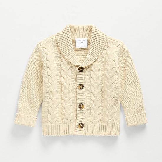 Okie Dokie Baby Boys V Neck Long Sleeve Button Cardigan