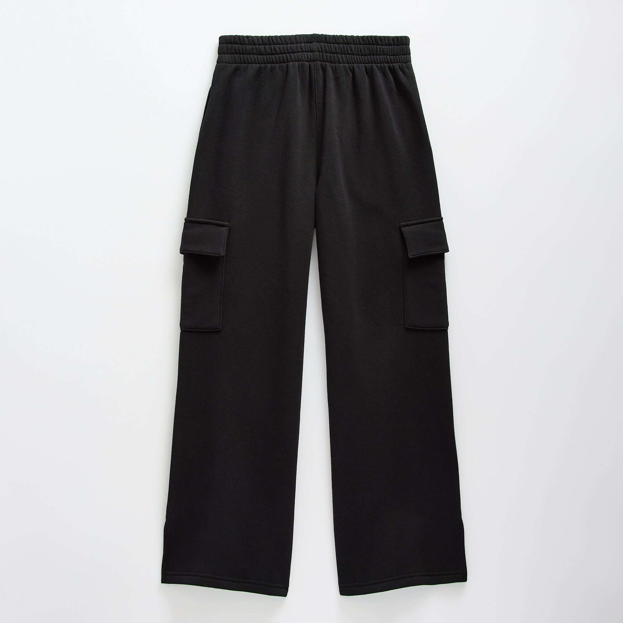 Xersion Little & Big Kid Girls High Rise Wide Leg Active Fleece Cargo Pant