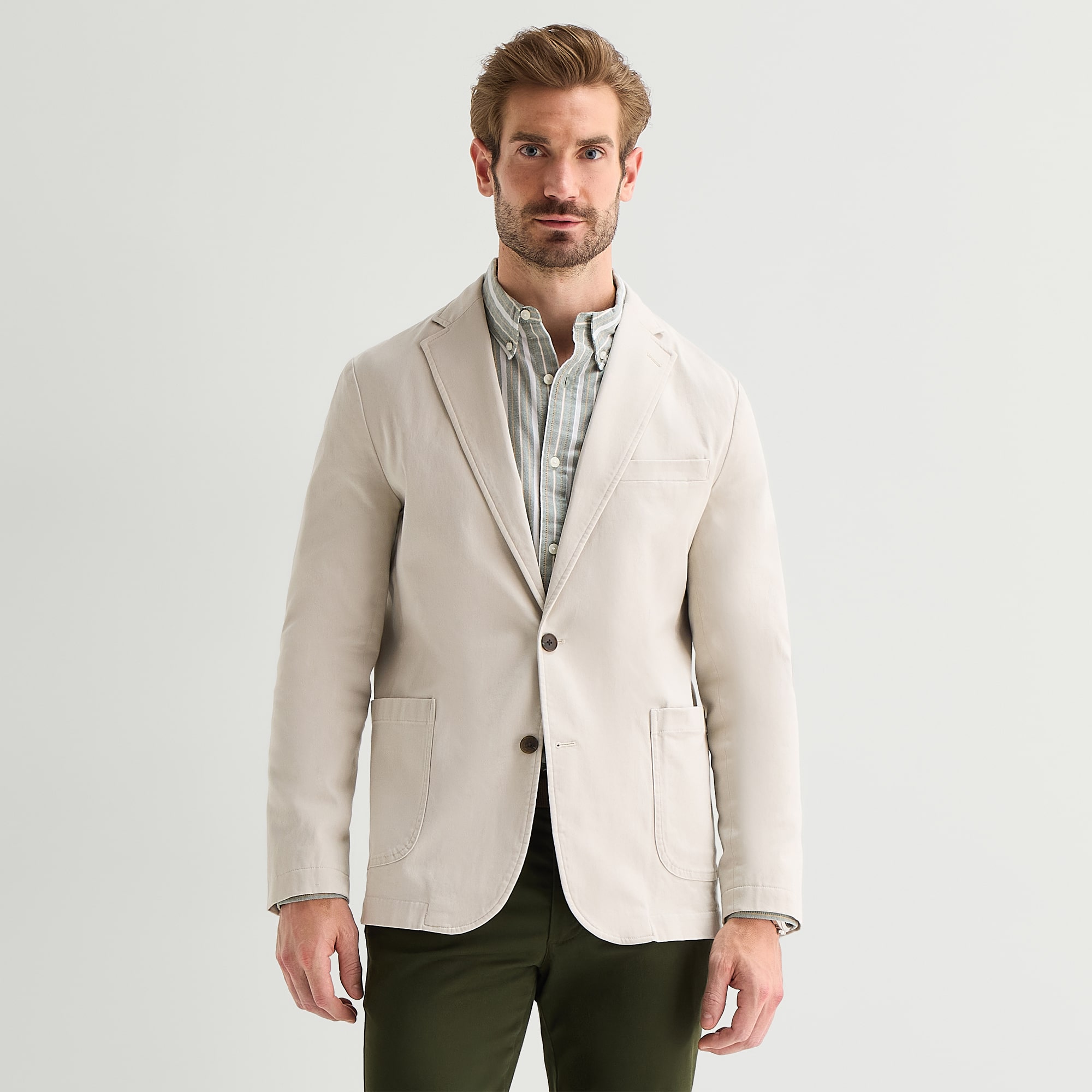 St. John's Bay Chino Mens Classic Fit Blazer