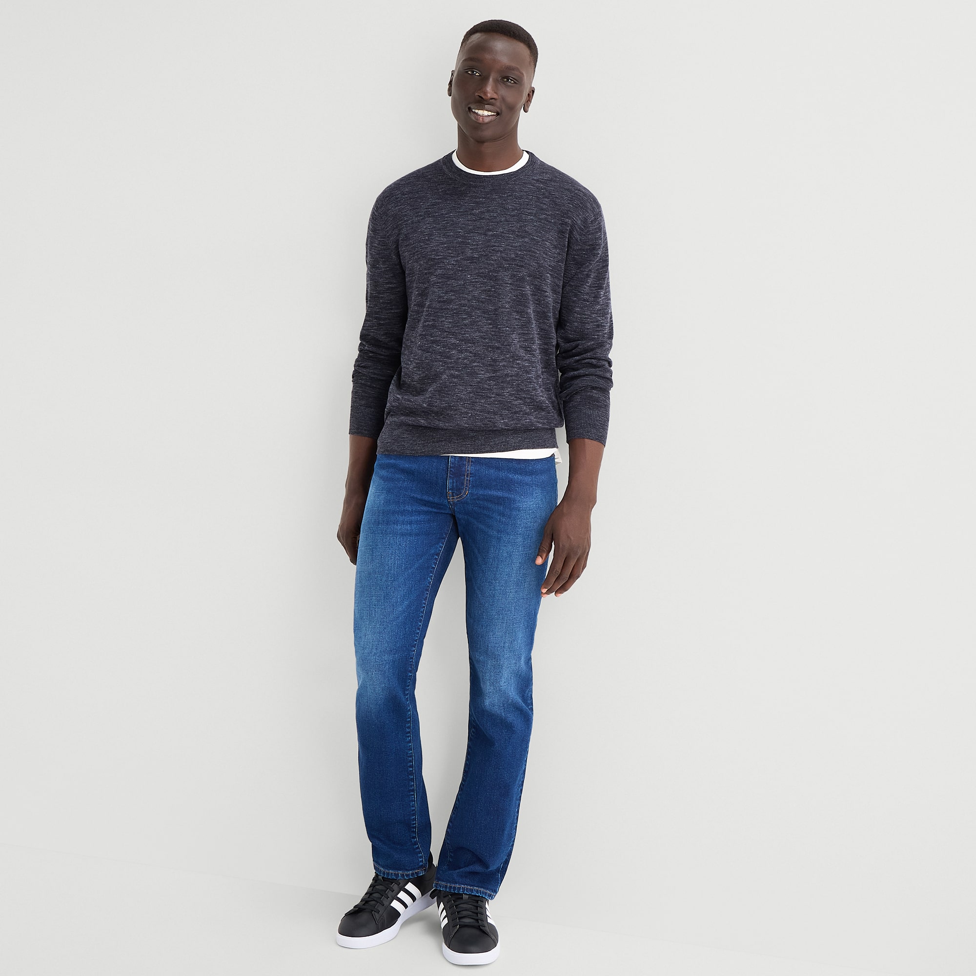 mutual weave Mens Crew Neck Long Sleeve Pullover Sweater