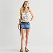 Forever 21 Womens Juniors Denim Short