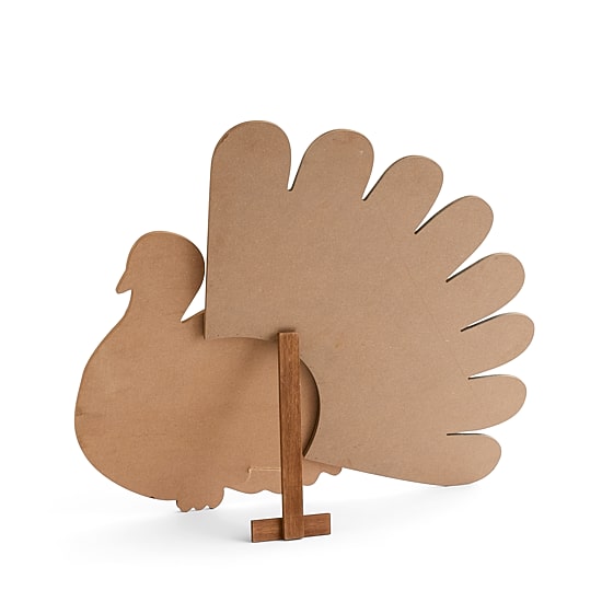 Layerings Figural Turkey Thanksgiving Porch Sign