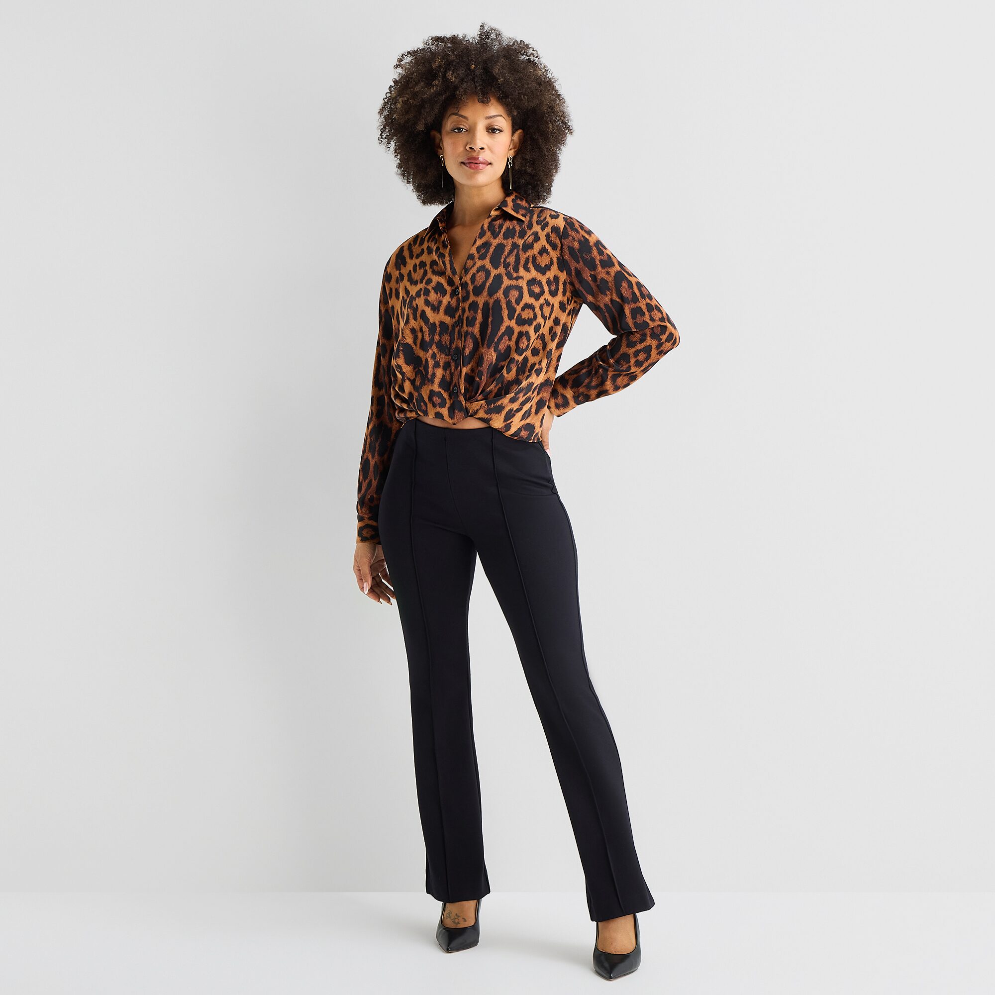 Bold Elements Womens Long Sleeve Blouse