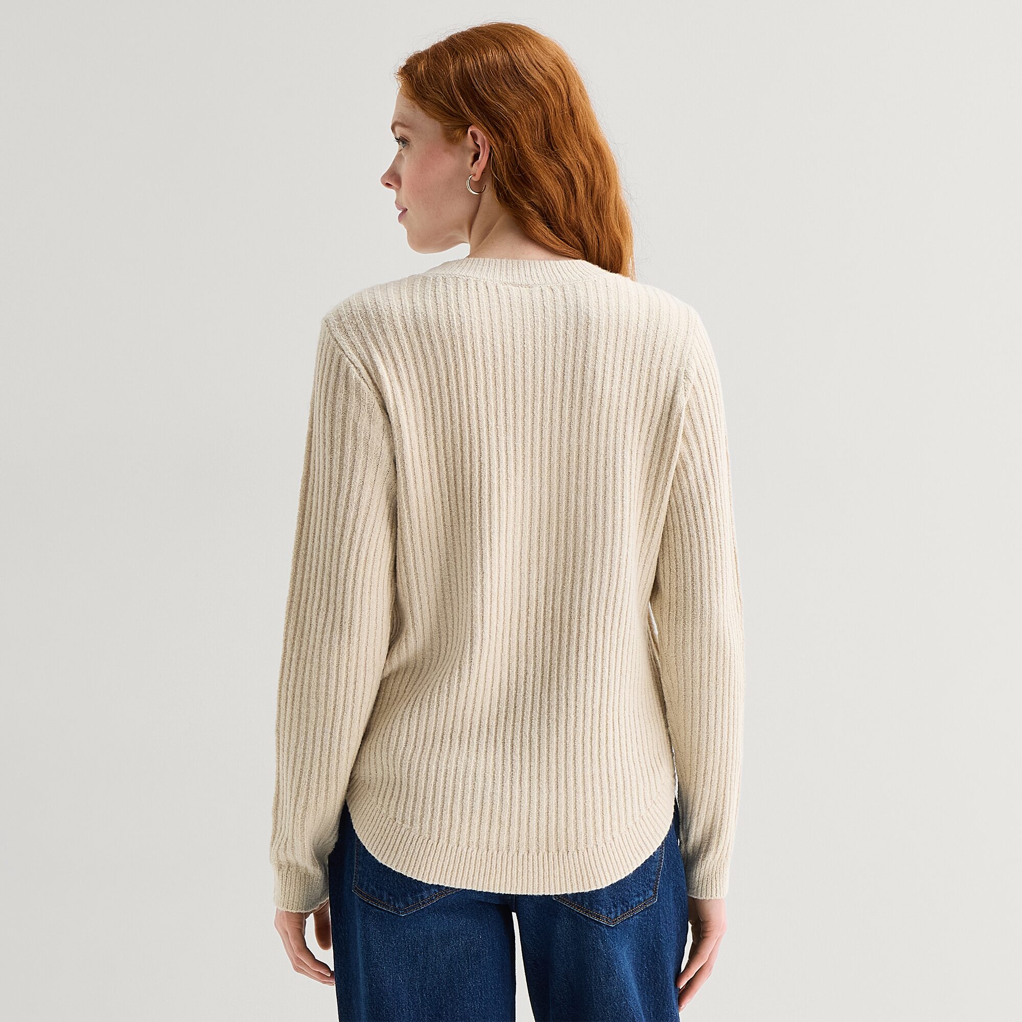 St. John's Bay Womens Crew Neck Long Sleeve Pullover Sweater