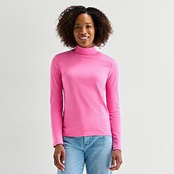 Women's Pink Tops | Pink Blouses & Crop Tops | JCPenney