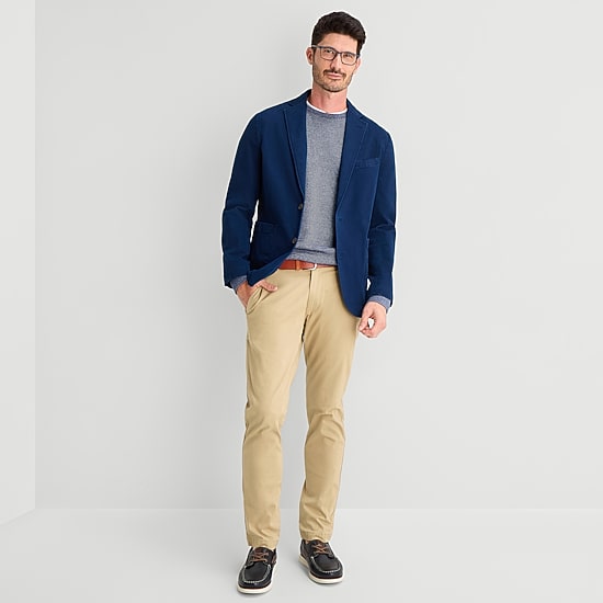 St. John's Bay Chino Mens Classic Fit Blazer