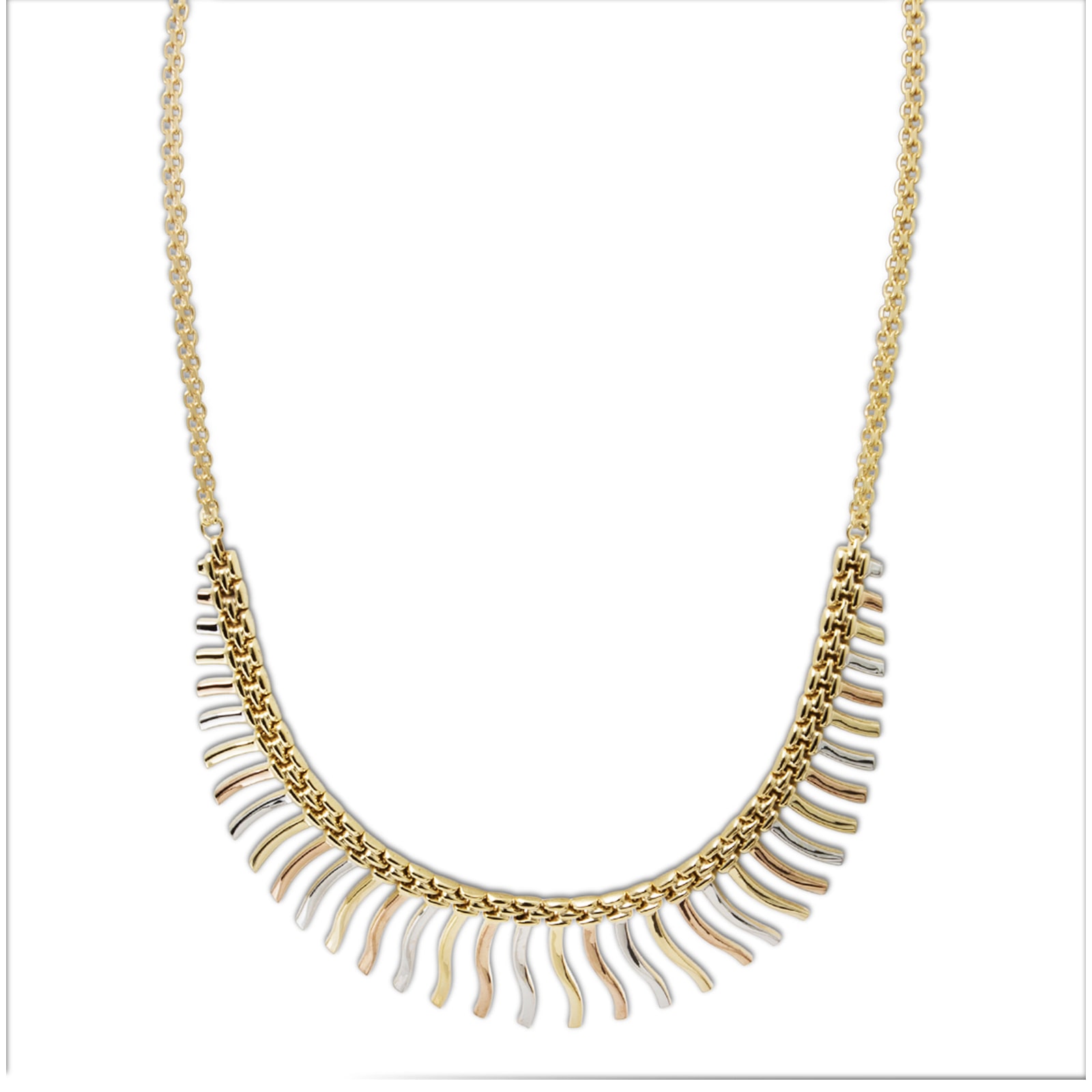 Tri-Tone Cleopatra Necklace