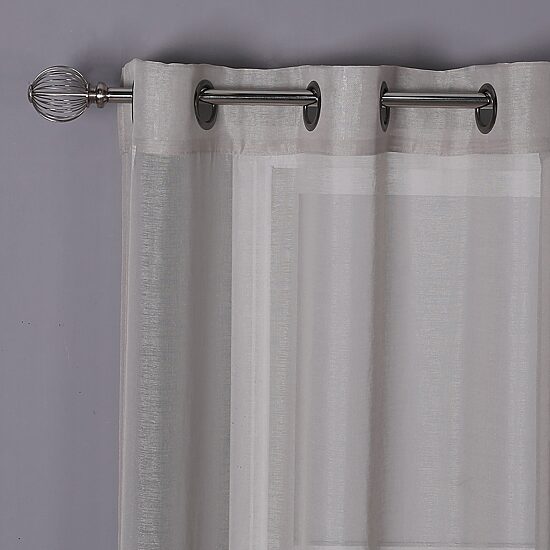 Regal Home Sheffield Grommet Top Sheer Set of 2 Curtain Panel