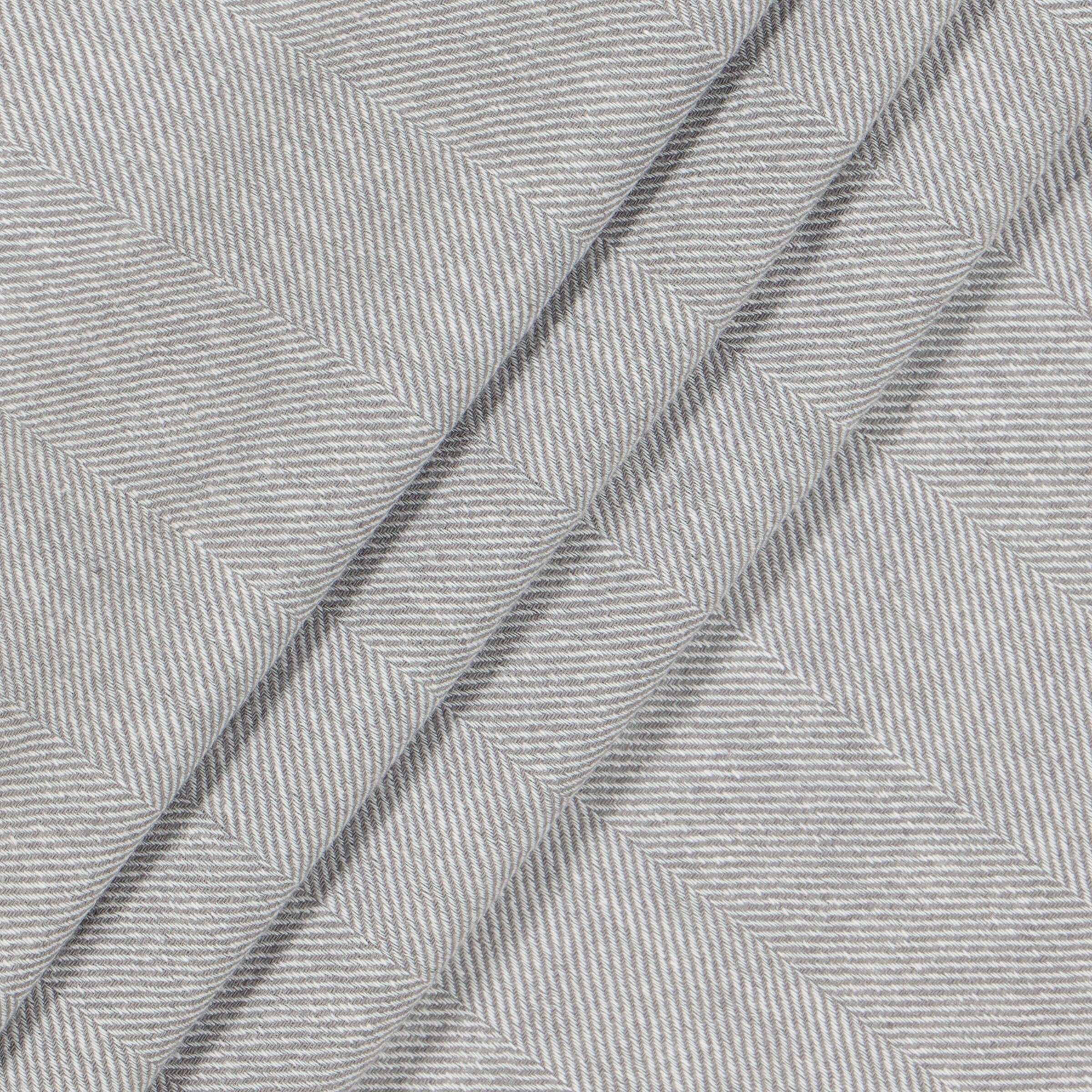 Fieldcrest Luxury Cotton-Linen Herringbone Tablecloth