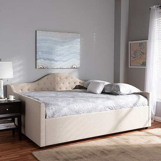 Eliza Tufted Upholstered Full Daybed