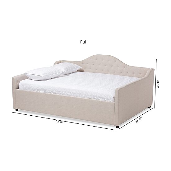 Eliza Tufted Upholstered Full Daybed