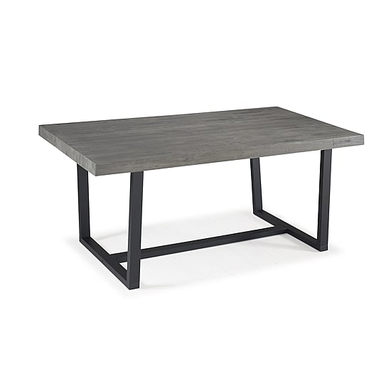 Walker Edison Rectangular Wood-Top Dining Table