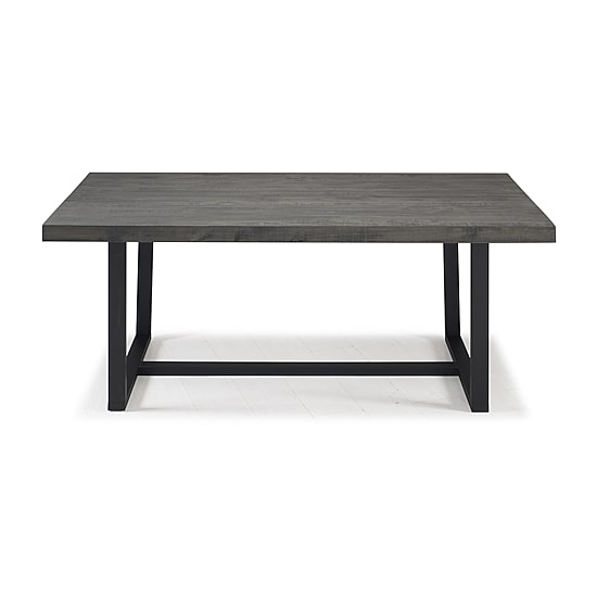 Walker Edison Rectangular Wood-Top Dining Table