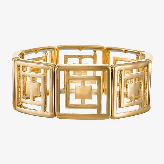 Liz Claiborne Womens Square Stretch Bracelet