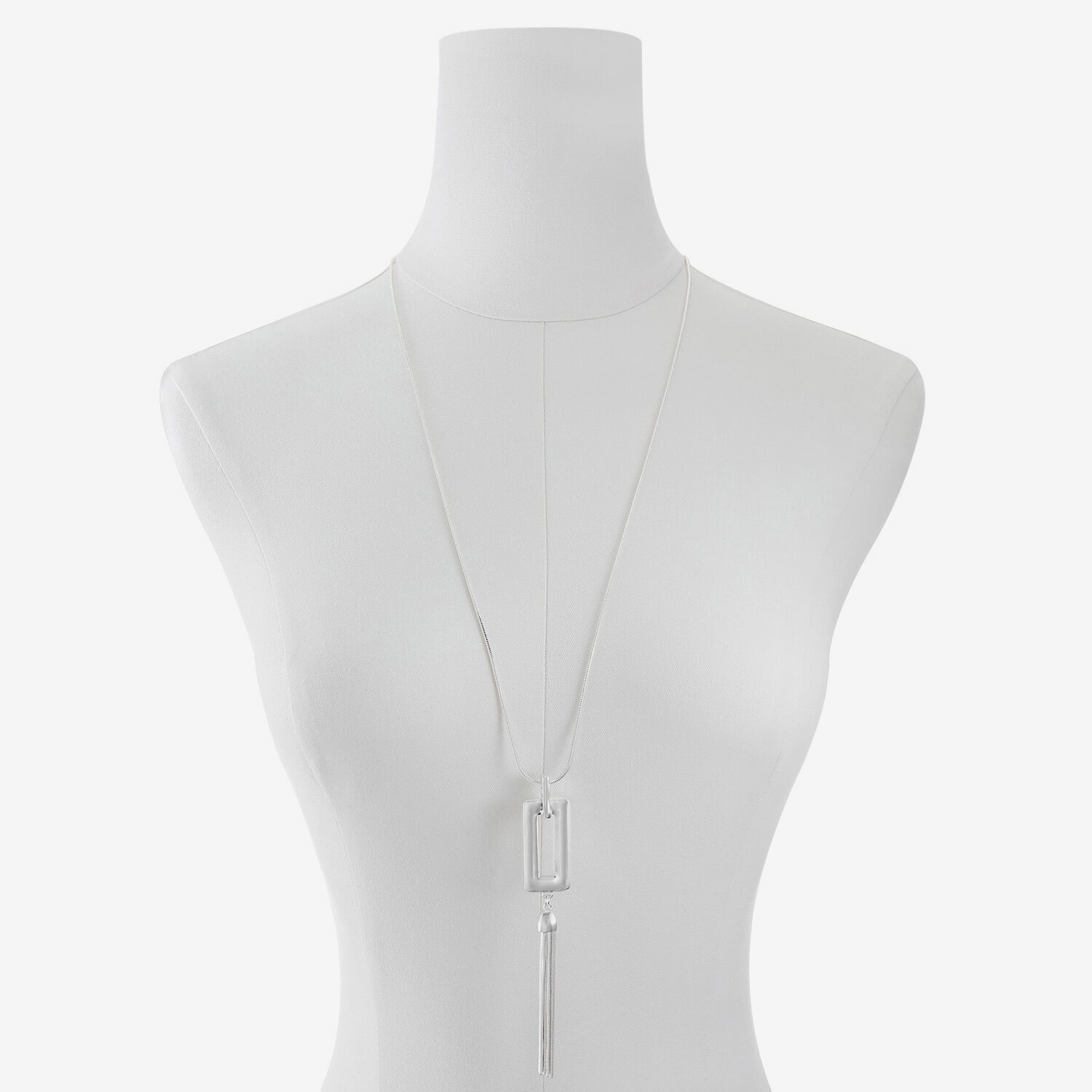 Liz Claiborne Womens Square 30 Inch Pendant Necklace