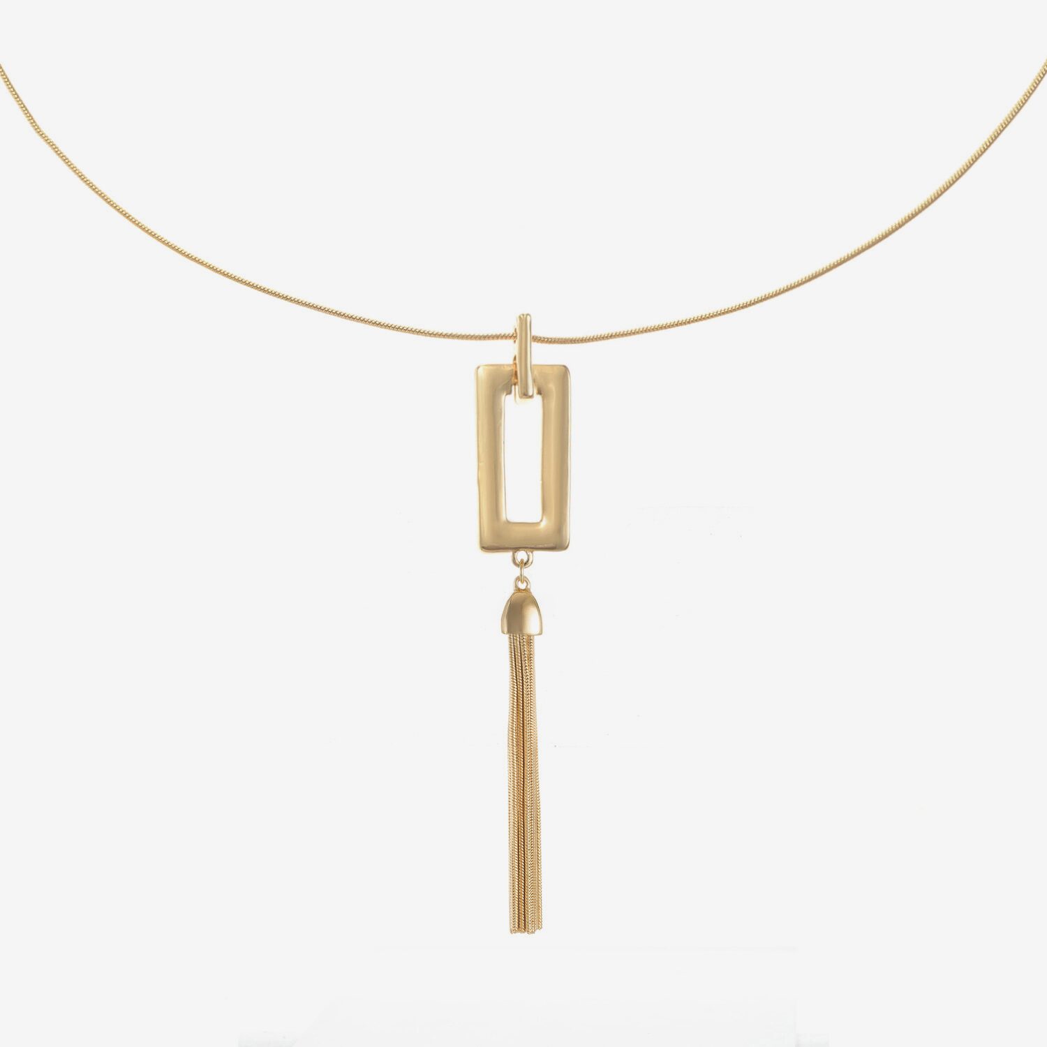 Liz Claiborne Womens Square 30 Inch Pendant Necklace