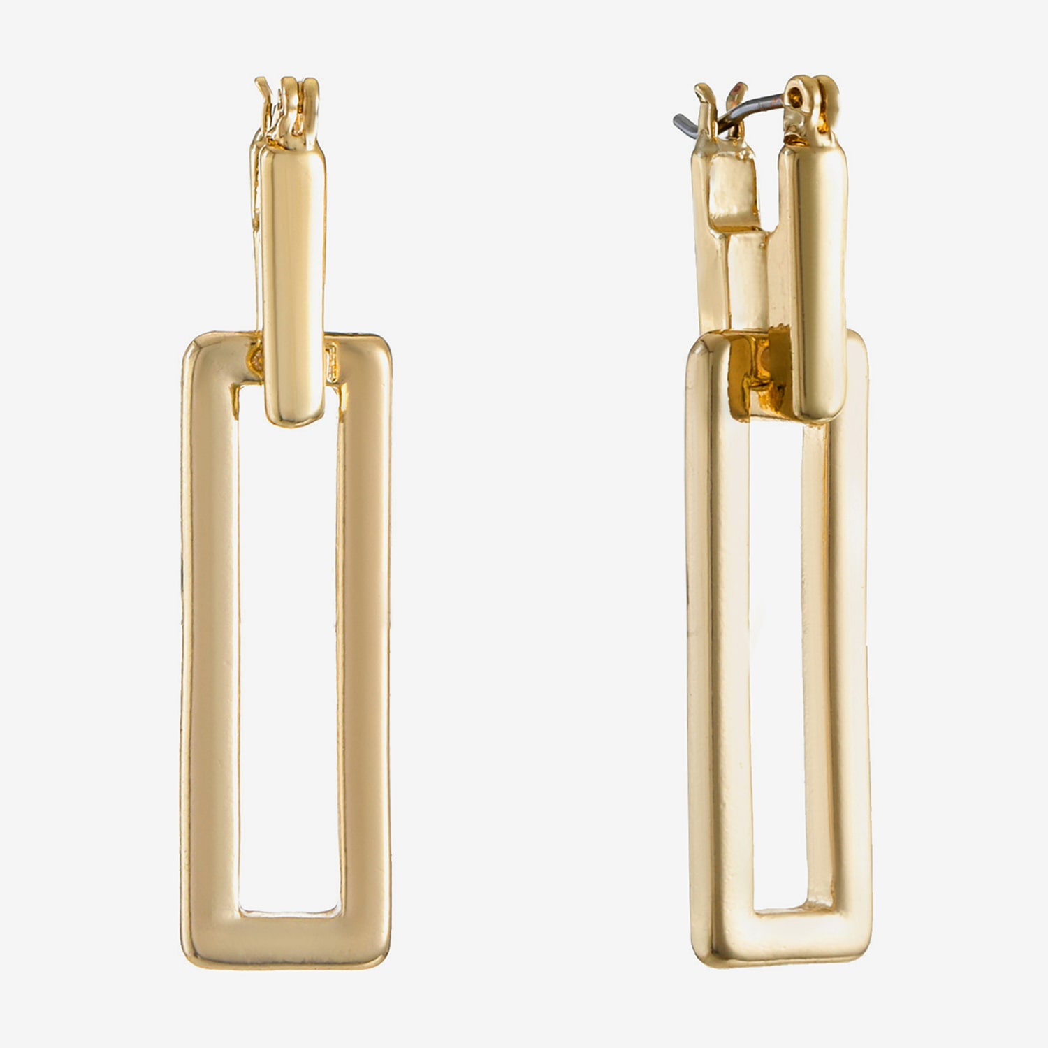 Liz Claiborne Womens Square Hypoallergenic Drop Earrings