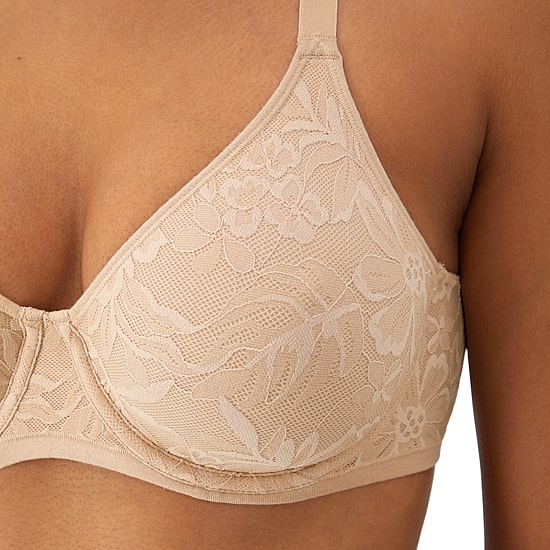 Bali Breathe Cotton Modal Lace Underwire Bra DF7590
