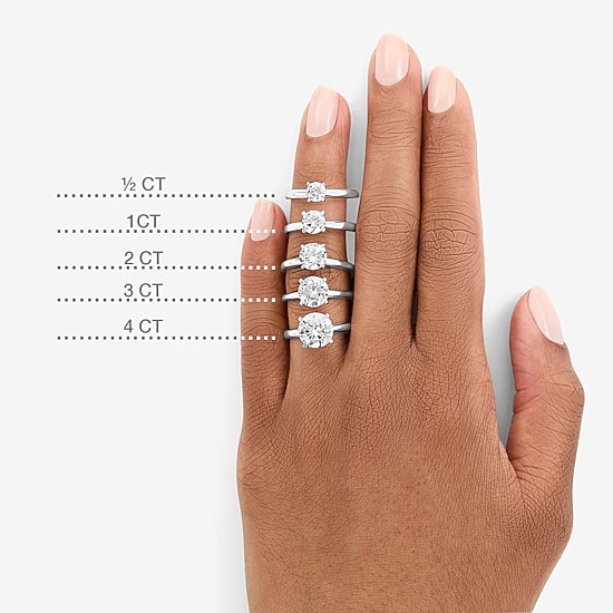 Classic Collection 1/2 CT. Lab-Grown (G / SI1-SI2) Diamond Round Solitaire Engagement Ring in 10K or 14K Gold