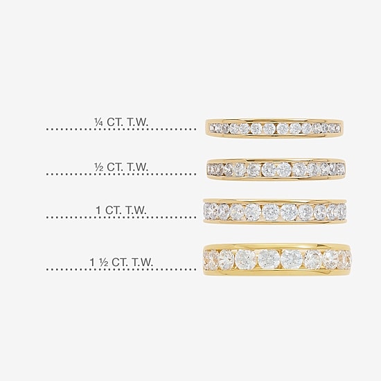 1 1/2 CT. T.W. Lab-Grown (G / SI1-SI2)  Diamond Wedding Band in 10K or 14K Gold