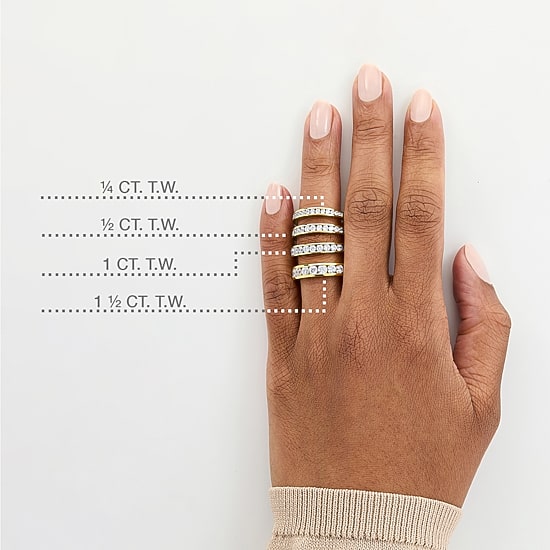 1 1/2 CT. T.W. Lab-Grown (G / SI1-SI2)  Diamond Wedding Band in 10K or 14K Gold
