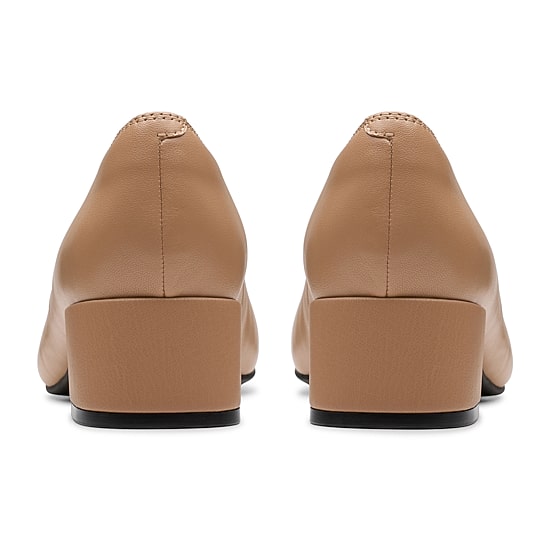 Clarks Iridessa May Womens Cap Closed Toe Block Heel Pumps