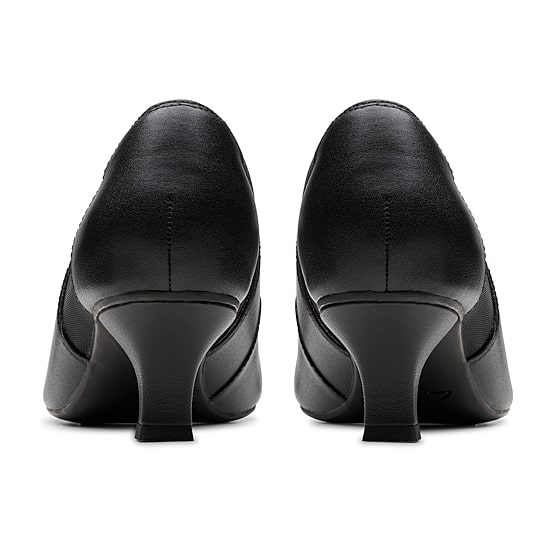 Clarks Kepley Cora Womens Pointed Closed Toe Flared Heel Pumps