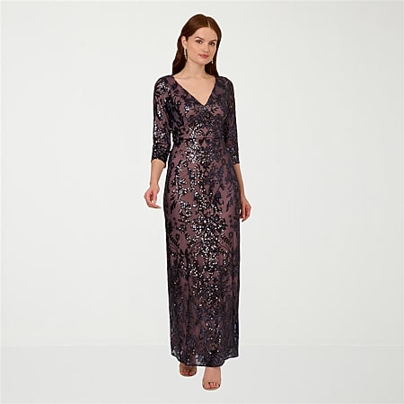 jcpenney maxi dresses with sleeves 24seven Comfort Apparel Womens Long Sleeve Maxi Dress