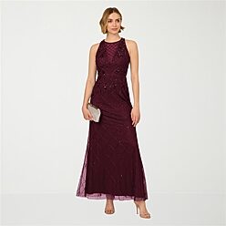 jcpenney beaded dress Papell Boutique Short Sleeve Beaded Evening Gown, Color: Black Gunmetal