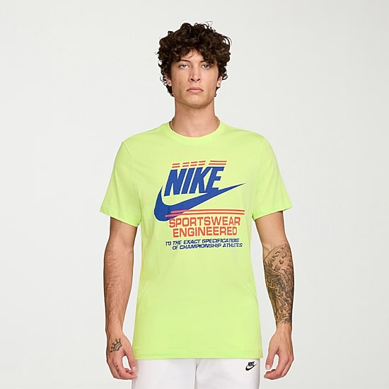 Nike Mens Crew Neck Short Sleeve Regular Fit Graphic T-Shirt