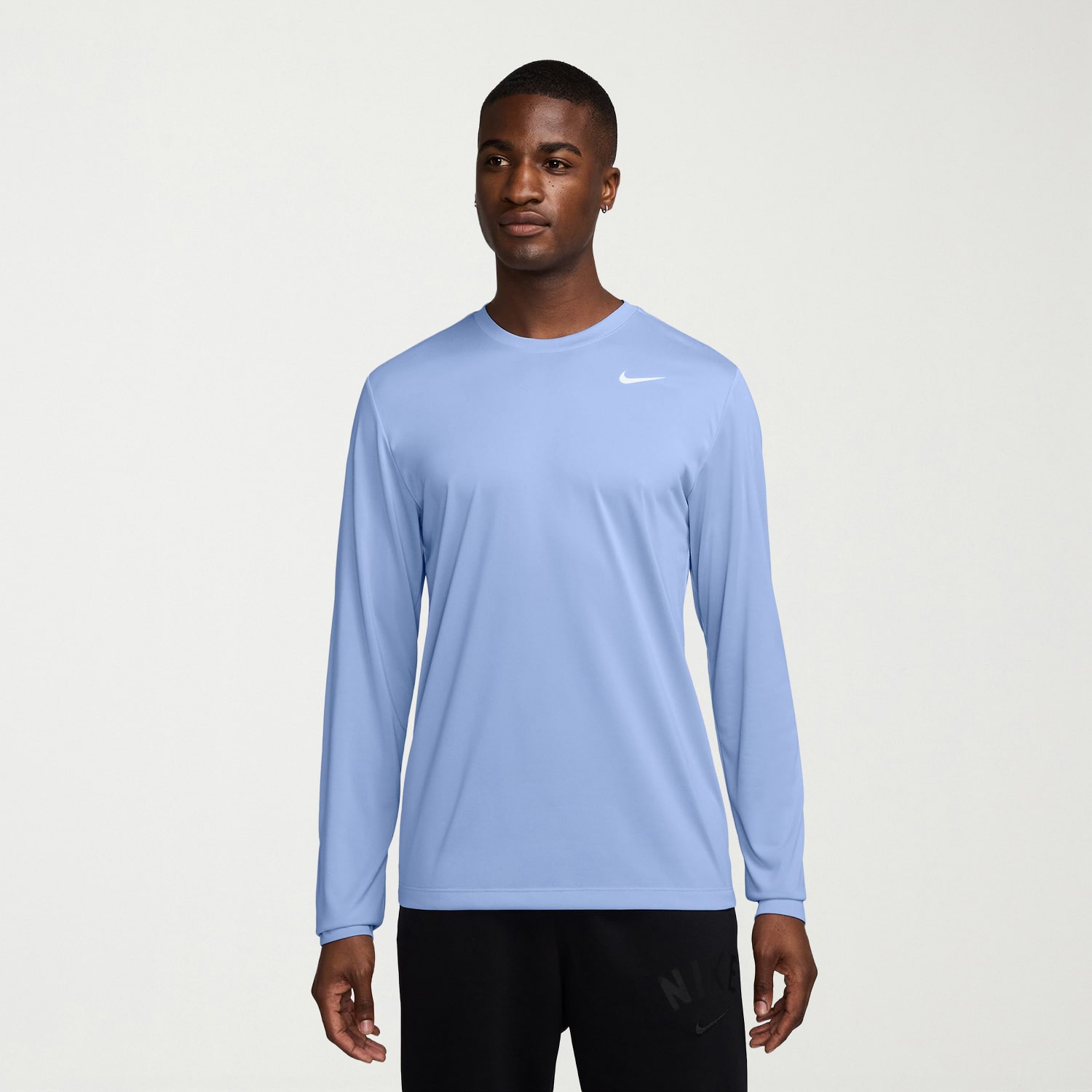 Nike Mens Crew Neck Long Sleeve Quick Dry Active T-Shirt