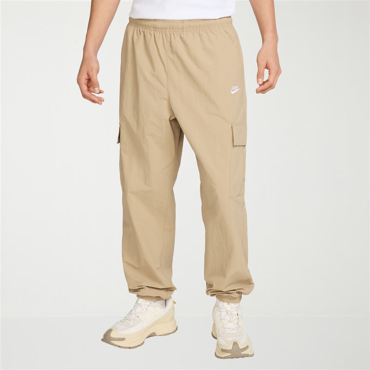 Nike Mens Cuffed Mid Rise Relaxed Fit Active Cargo Pant