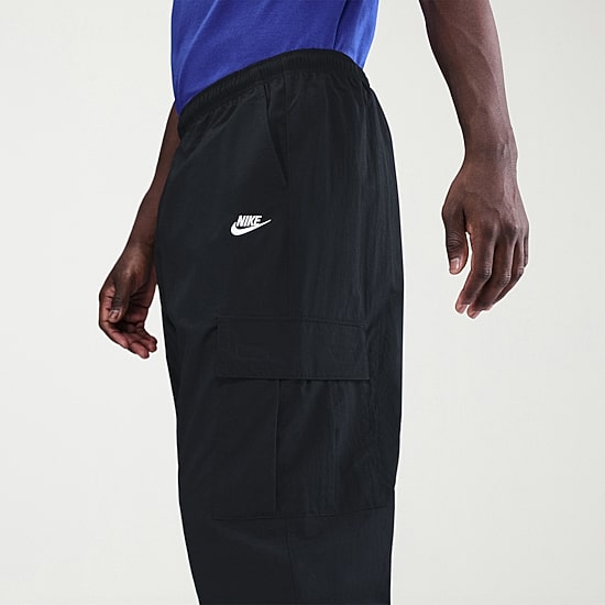 Nike Mens Cuffed Mid Rise Relaxed Fit Active Cargo Pant