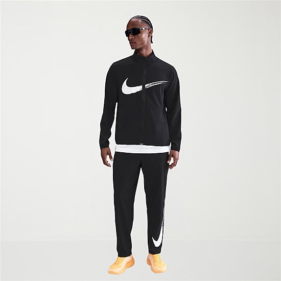 Nike Form Mens Long Sleeve Mock Neck Top