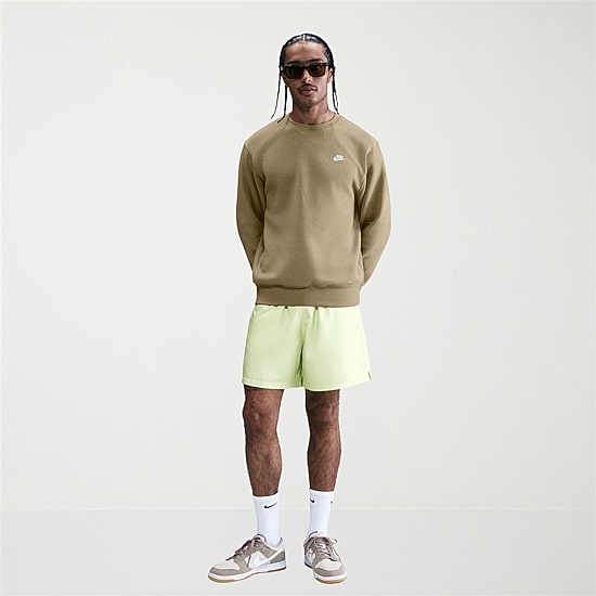 Nike Fleece Sweatshirt Mens Crew Neck Long Sleeve Sweatshirt