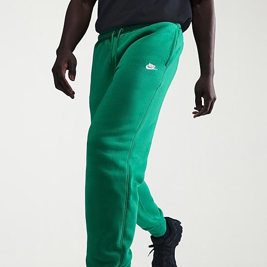 Nike Mens Cuffed Mid Rise Regular Fit Fleece Active Jogger Pant