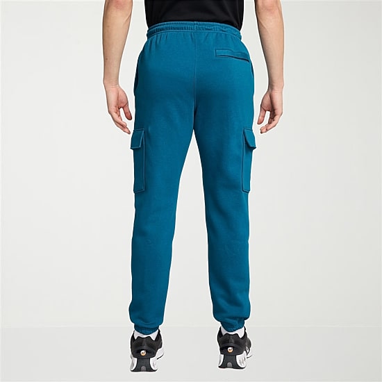 Nike Fleece Mens Cuffed Mid Rise Regular Fit Active Cargo Pant