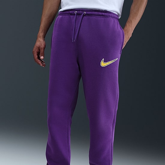 Nike Mens Cuffed Mid Rise Regular Fit Fleece Active Jogger Pant