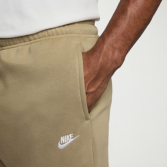Nike Mens Cuffed Mid Rise Regular Fit Fleece Active Jogger Pant