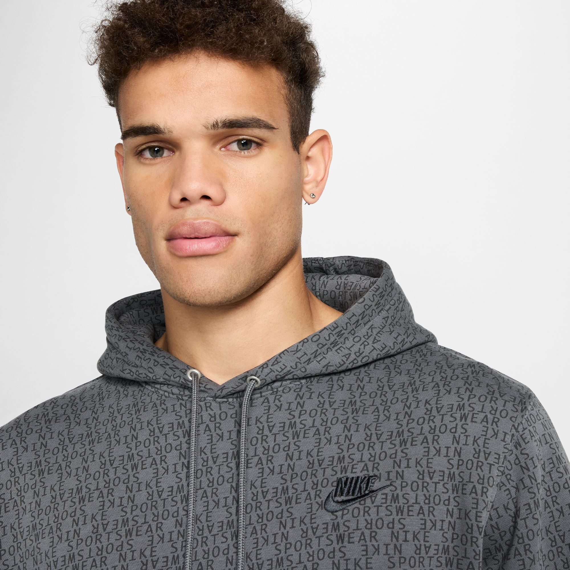 Nike Mens Long Sleeve Fleece Active Hoodie