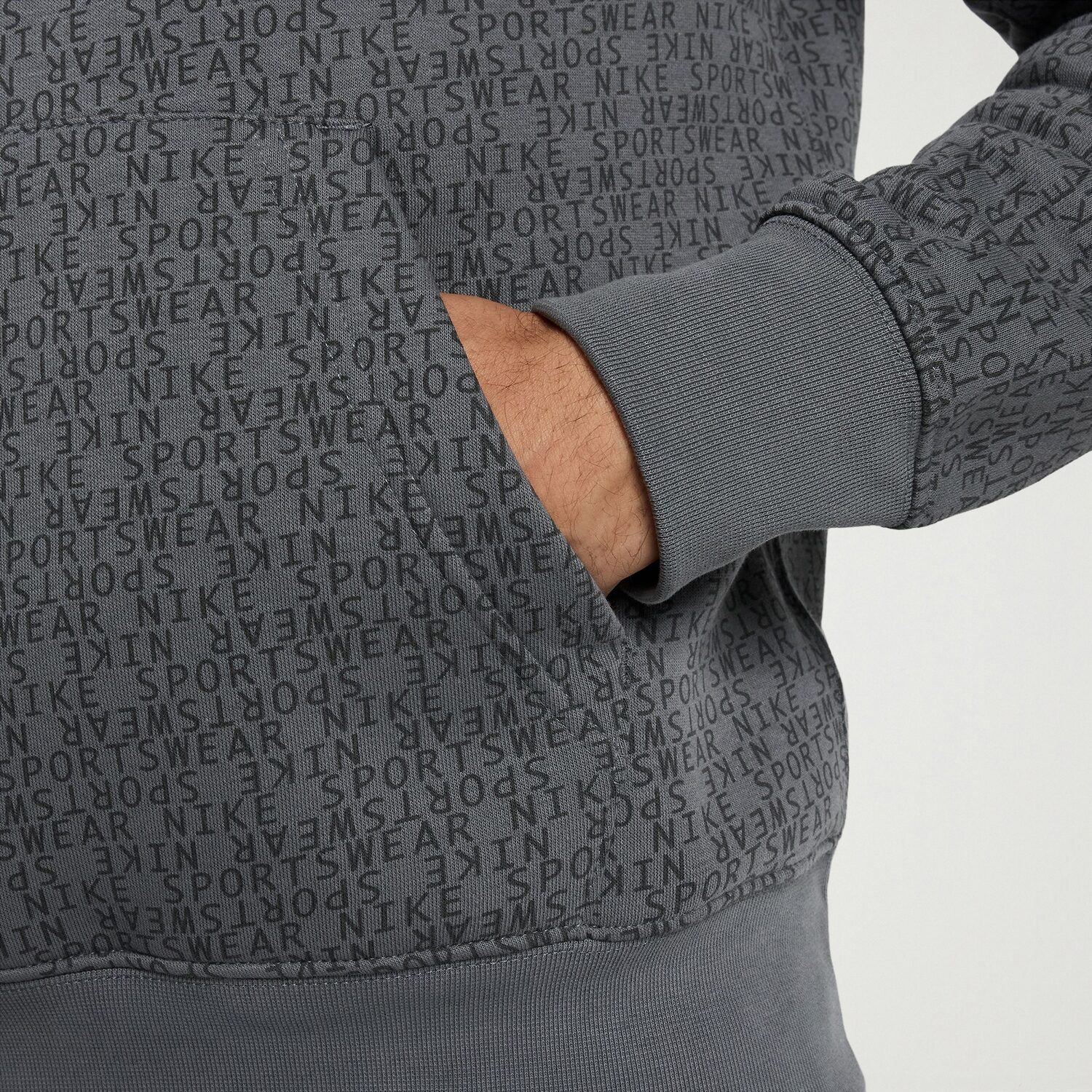 Nike Mens Long Sleeve Fleece Active Hoodie