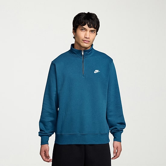Nike Fleece Mens Mock Neck Long Sleeve Sweatshirt