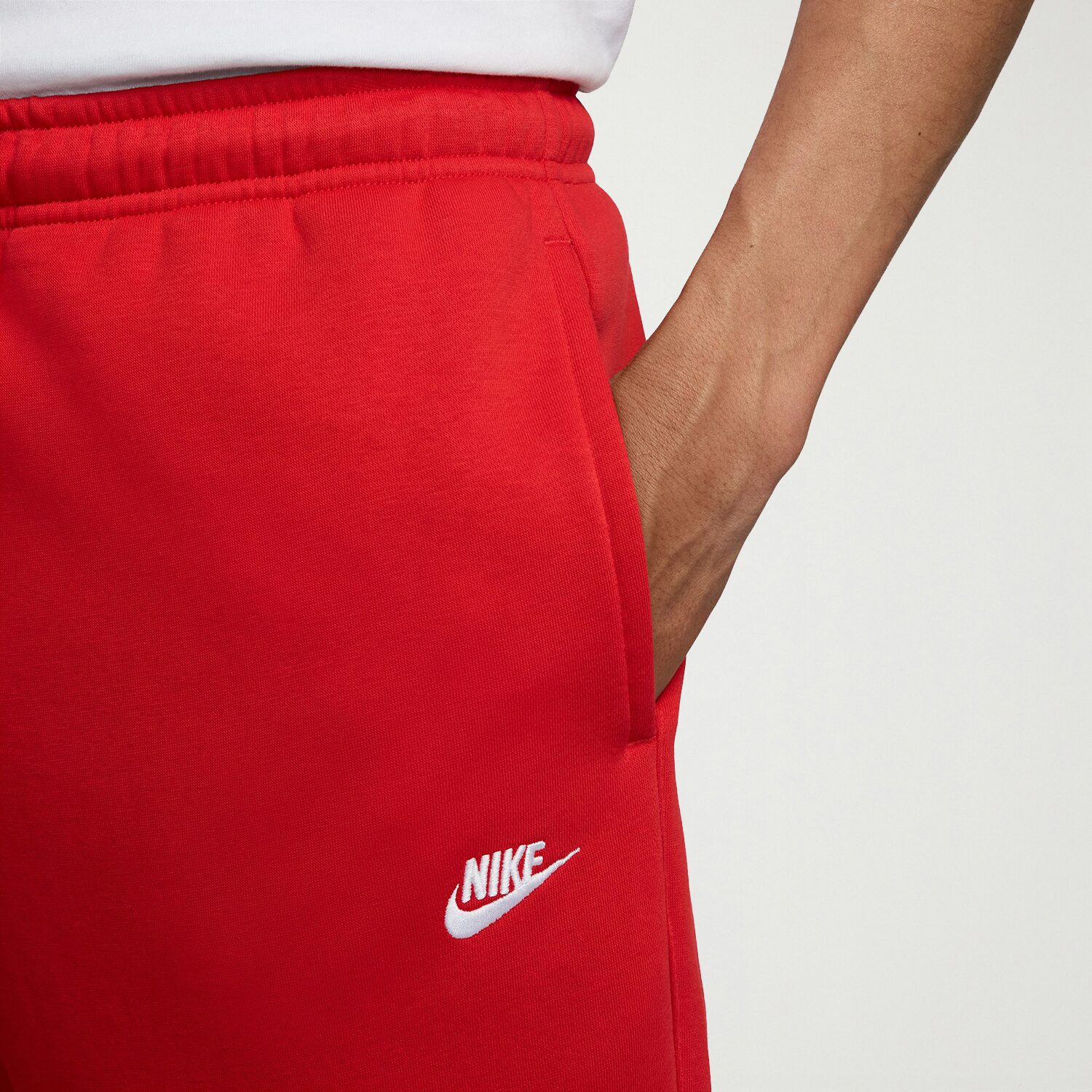 Nike Mens Cuffed Mid Rise Regular Fit Fleece Active Jogger Pant